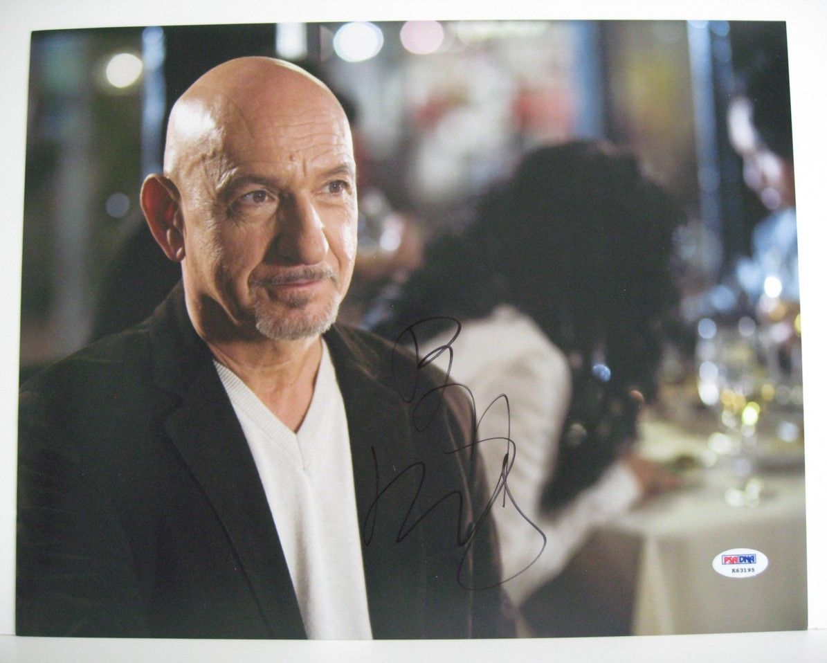 BEN KINGSLEY Signed Autographed 11x14 Photo PSA/DNA #K63195
