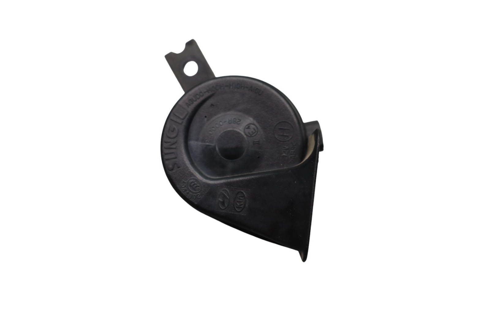 11-16 Hyundai Equus High Pitch Tone Horn Siren Signal Black 28R-000073 Oem