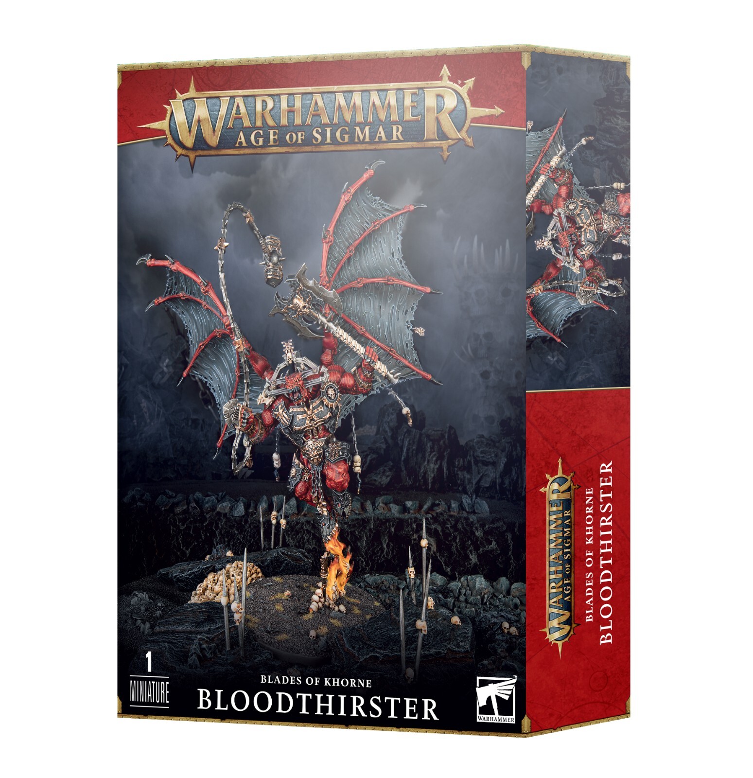 Bloodthirster Chaos Daemons of Khorne Warhammer Age of Sigmar 40K NIB