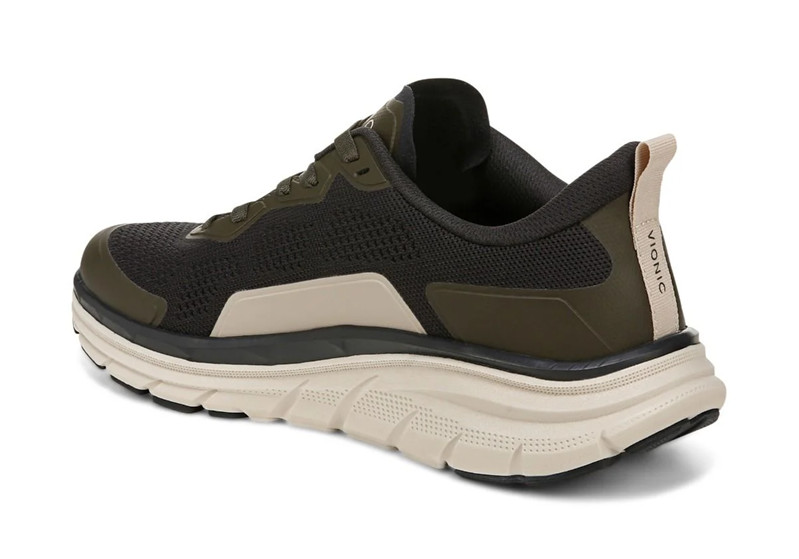 Vionic Walk Max Phantom Gray Dark Khaki Lace-up Sneaker Men's US sizes 9-13 NEW!