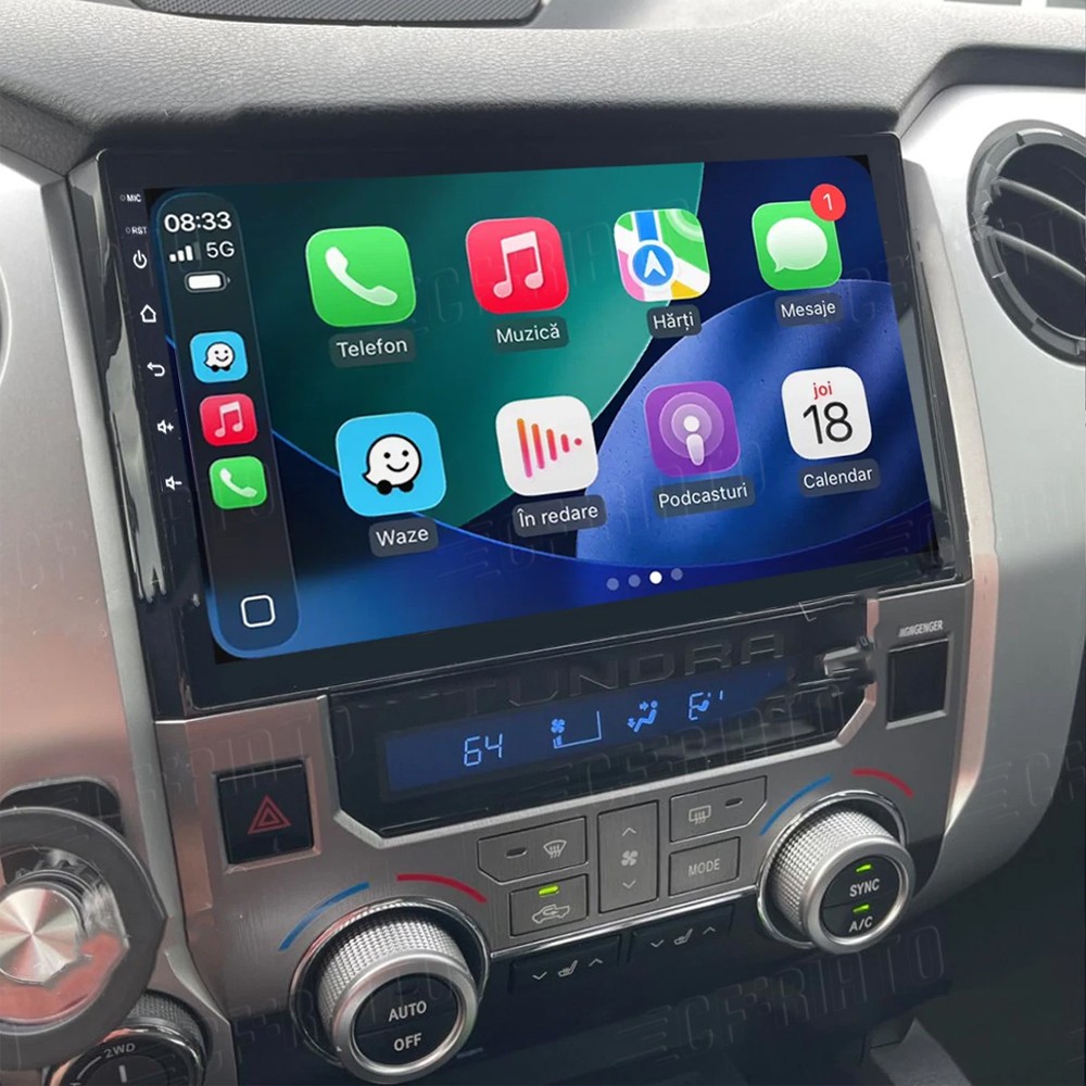 2+64GB 9'' for Toyota Tundra 2014-2021 Car Stereo Radio Android 15 WIFI CarPlay