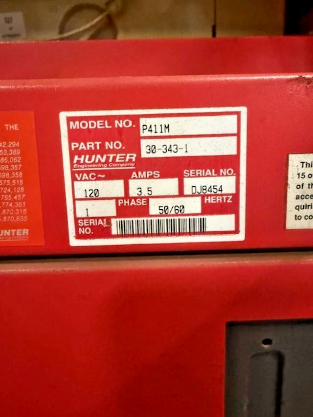 Hunter P 411M wheel alignment machine WITH EXTRA PARTS, MANUAL Read Description!