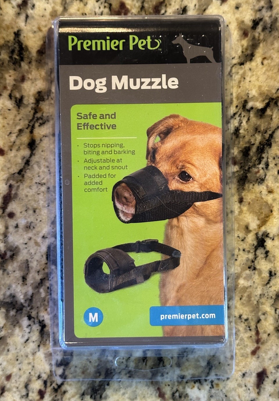 Premier Pet Dog Muzzle for Medium Dogs-Allows Panting-Adjustable