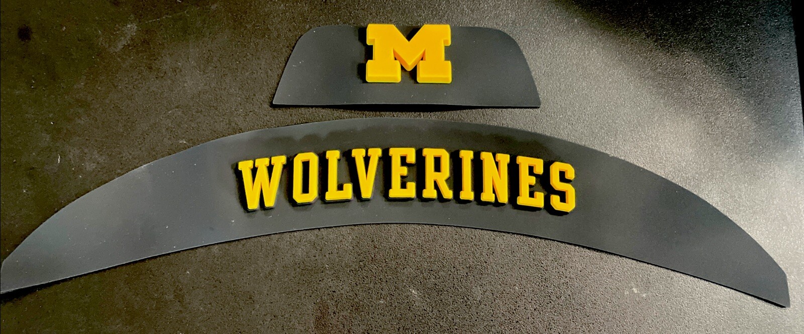 3D Bumpers - Michigan Flex Set for a Full Size Football Helmet
