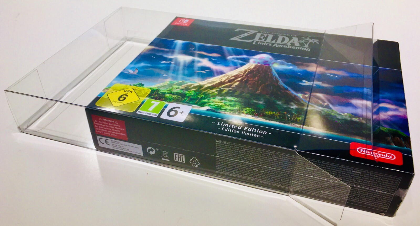 1 Box Protector For ZELDA LINKS AWAKENING EU EDITION Nintendo Switch Case