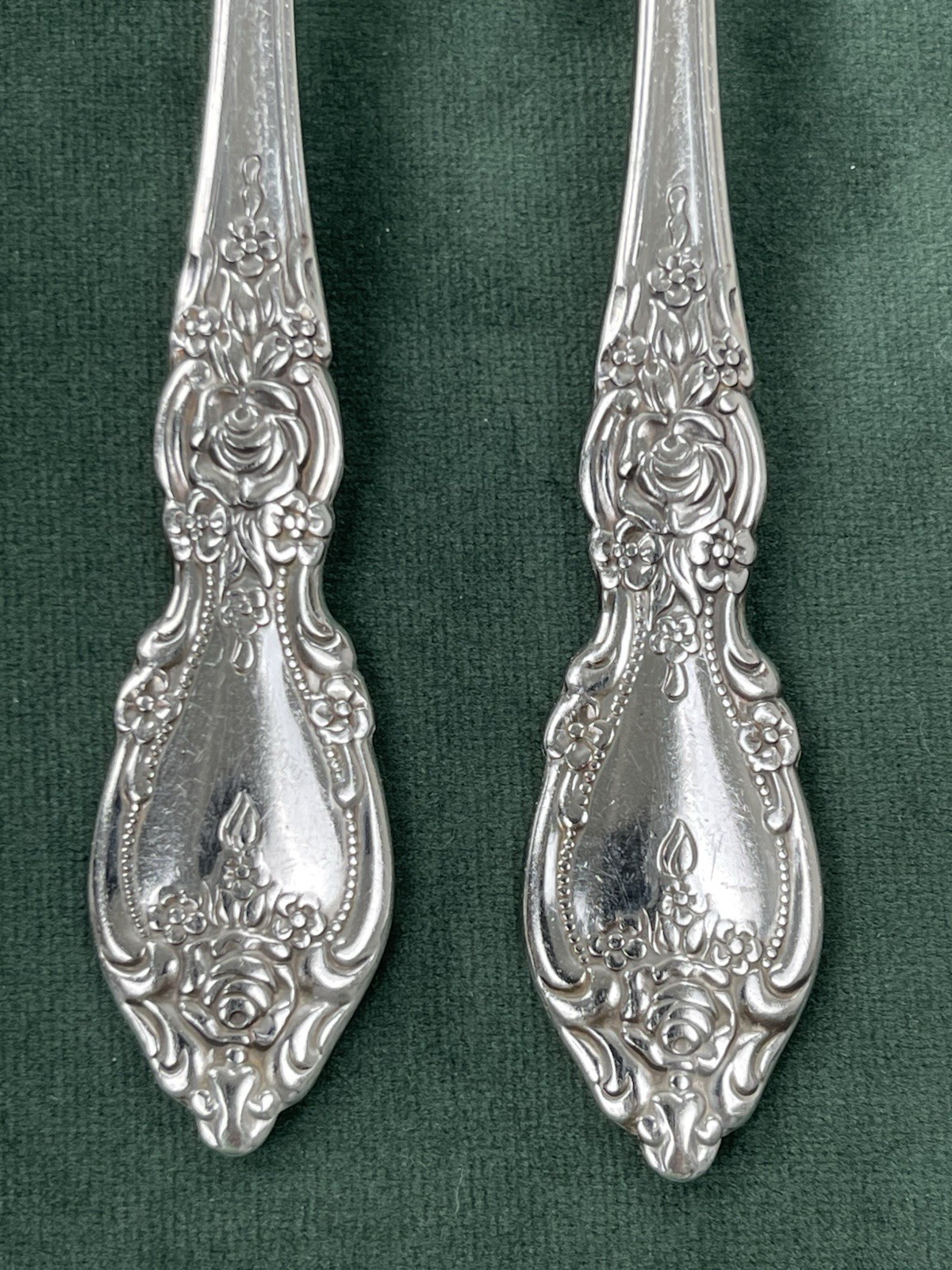 Oneida WORDSWORTH Sugar Spoon Dinner Fork Set 3 Stainless Flatware USA Made
