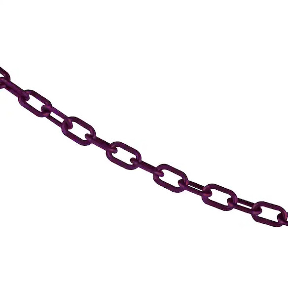 MR. CHAIN 3/4" x 25' Purple Plastic Safety Chain