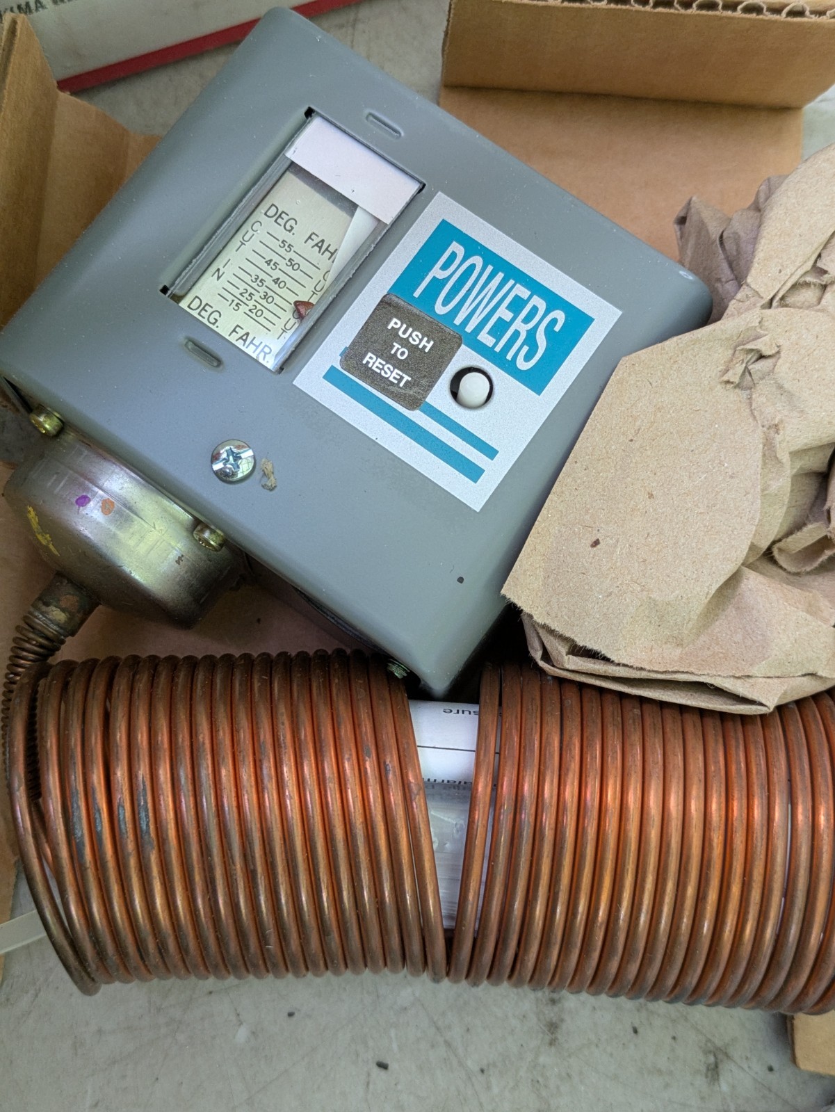 New Siemens Powers 134-1504 15/55F / Thermostat Temperature Control