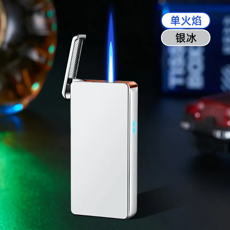Intelligent Voice-activated Windproof  Flame Lighter Airflow Gravity Sensing Kno