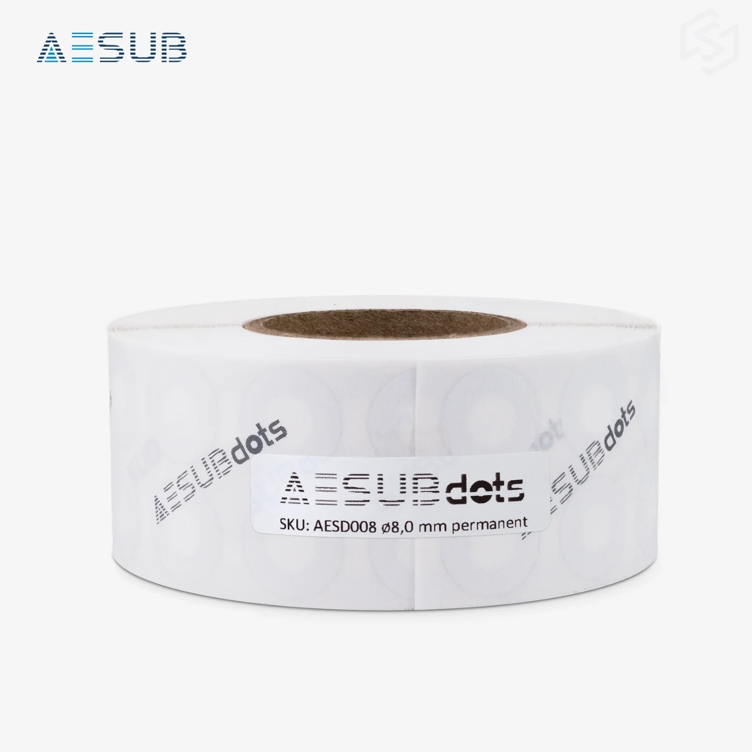 AESUBdots Black and White (Size: 8mm)