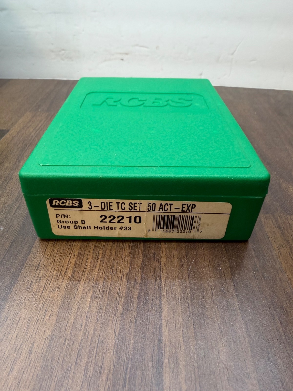 RCBS 50 AE Reloading 3 Die Set 50 Action Express Desert Eagle 22210