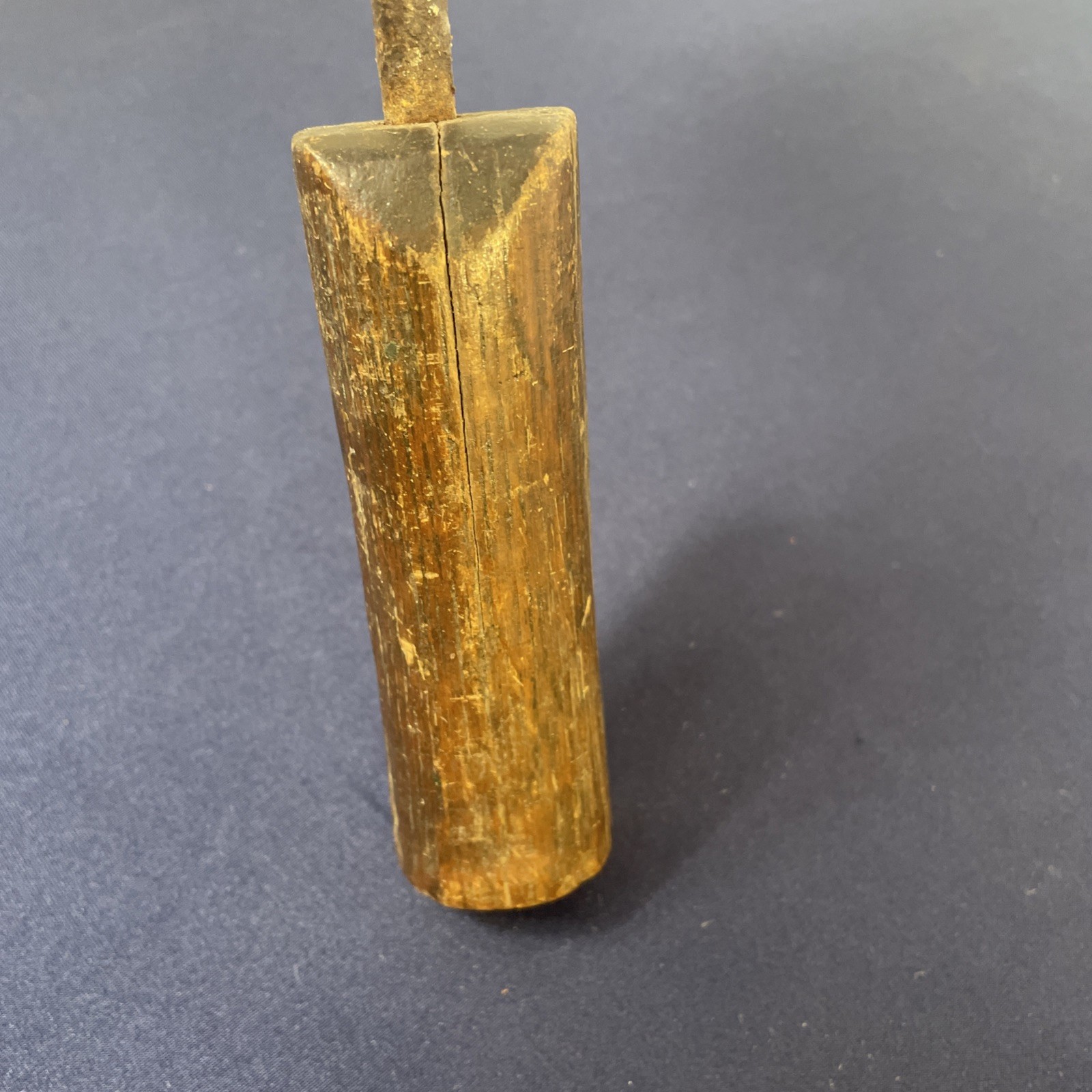 LARGE OLD ANTIQUE COPPER SOLDERING IRON