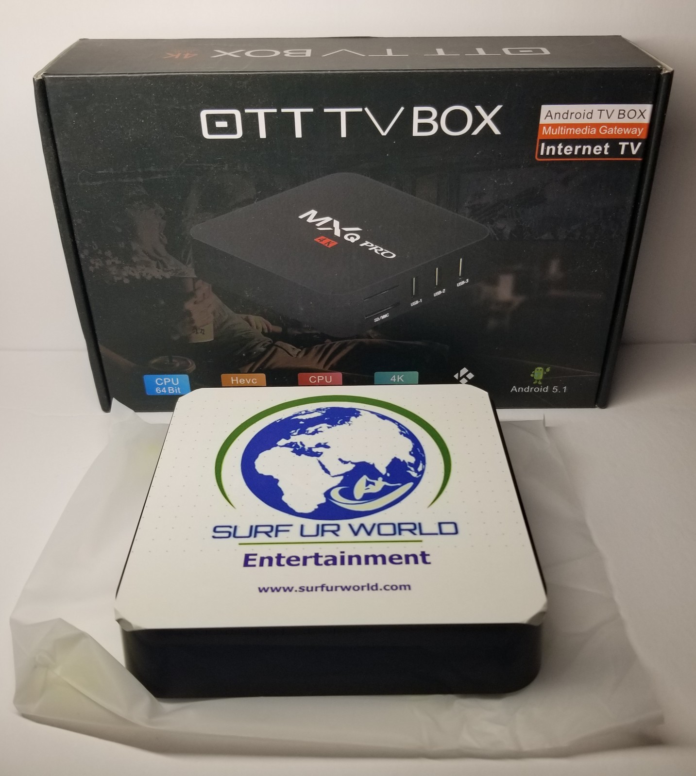 OTT TV BOX 4K UCD 64 BIT