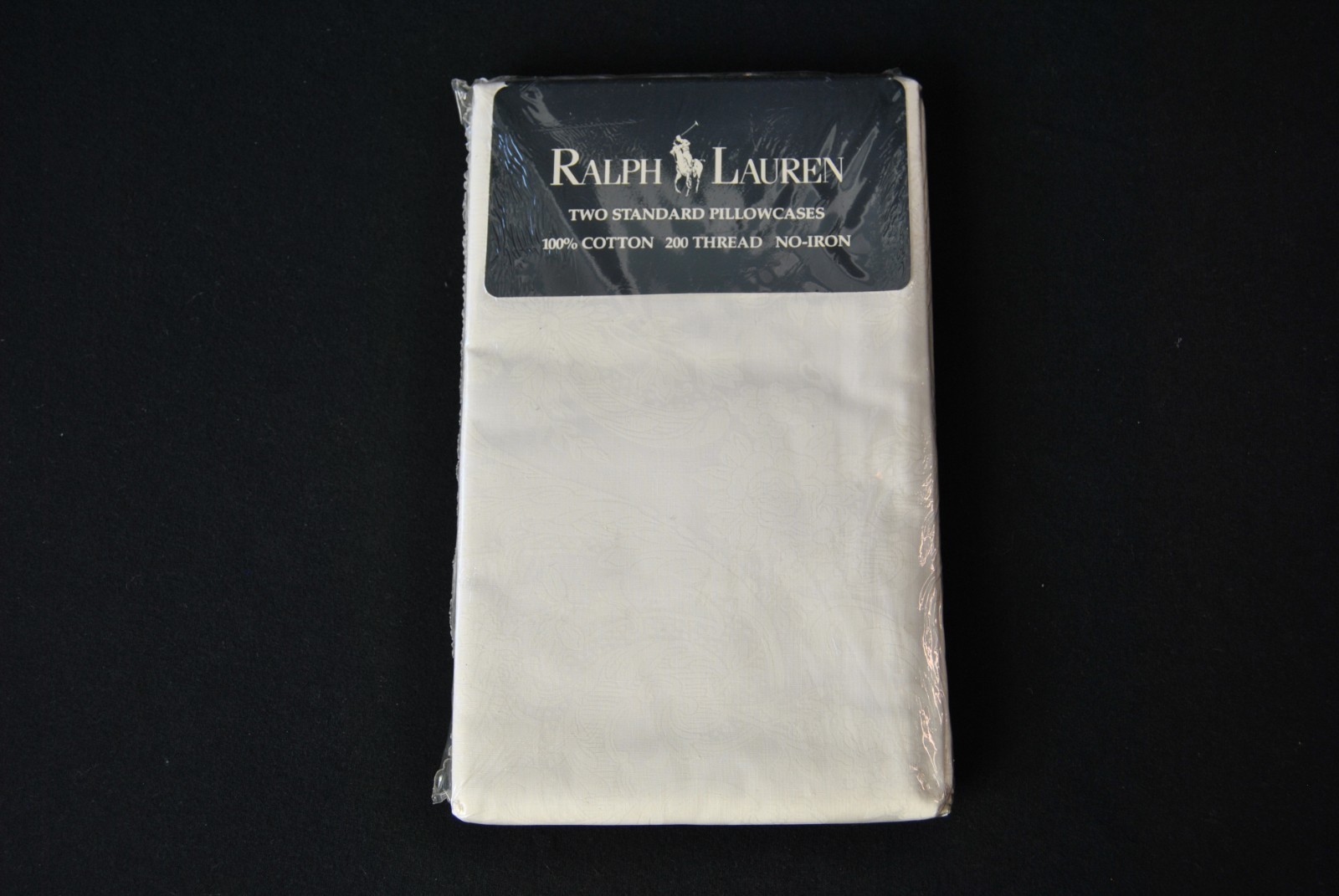 2 Standard NWT VTG Ralph Lauren Avery Damask Pillowcases Pillow Case JM26 5