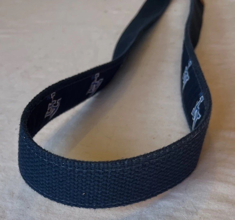 US Air Force LOGO Blue Web Belt W/ Solid Plated Solid Brass Buckle 42" LN