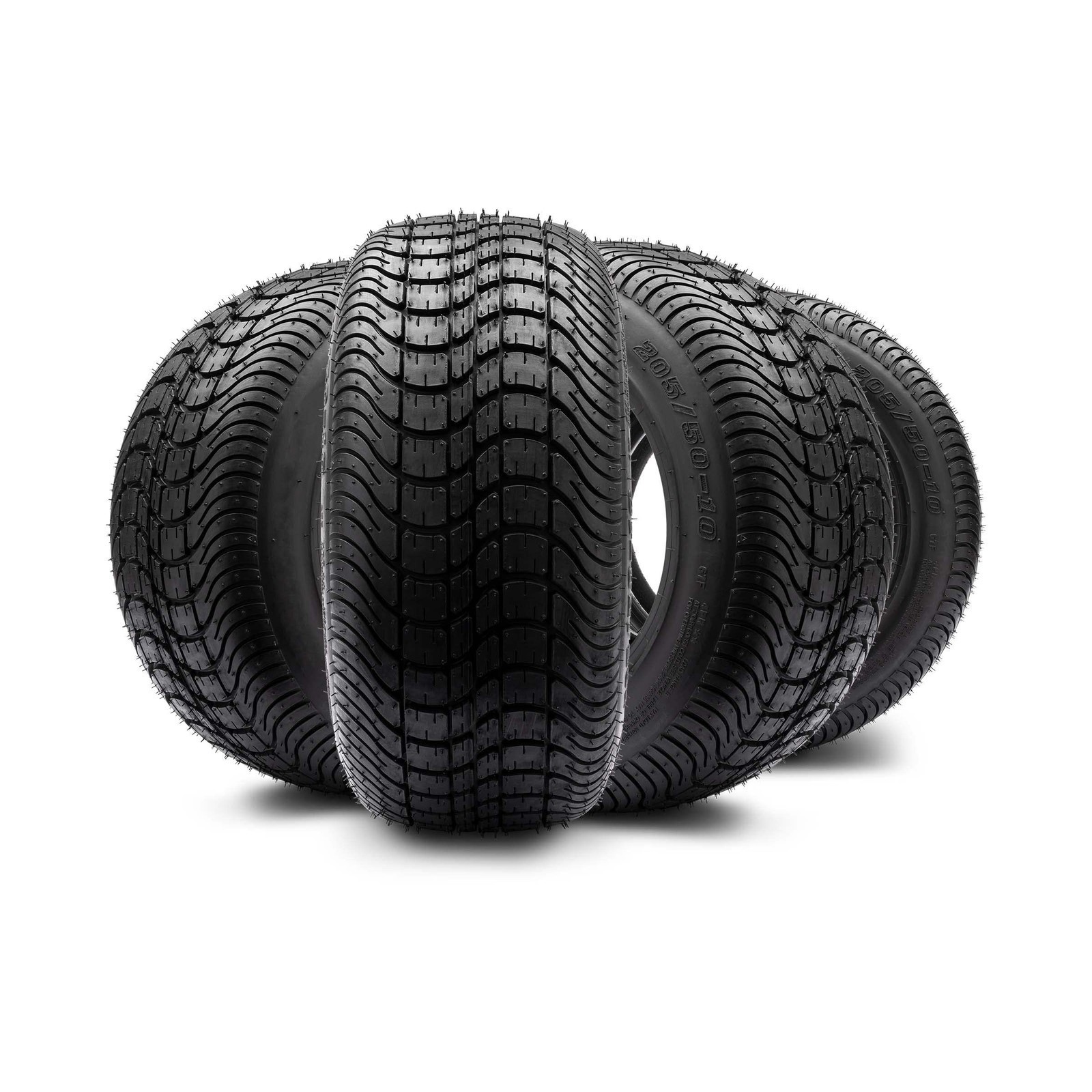 4x Arisun Cruze AT21 Golf Cart Tires - 205x50-10, 4ply, DOT