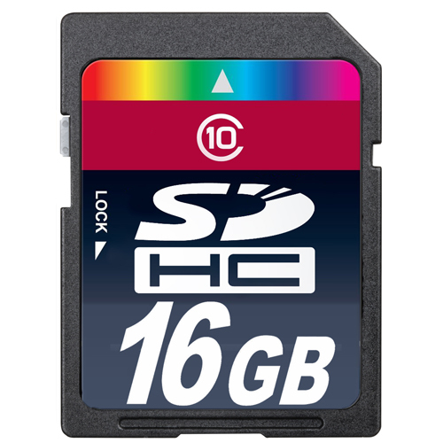 16GB SD-HC Class 10 Memory Card