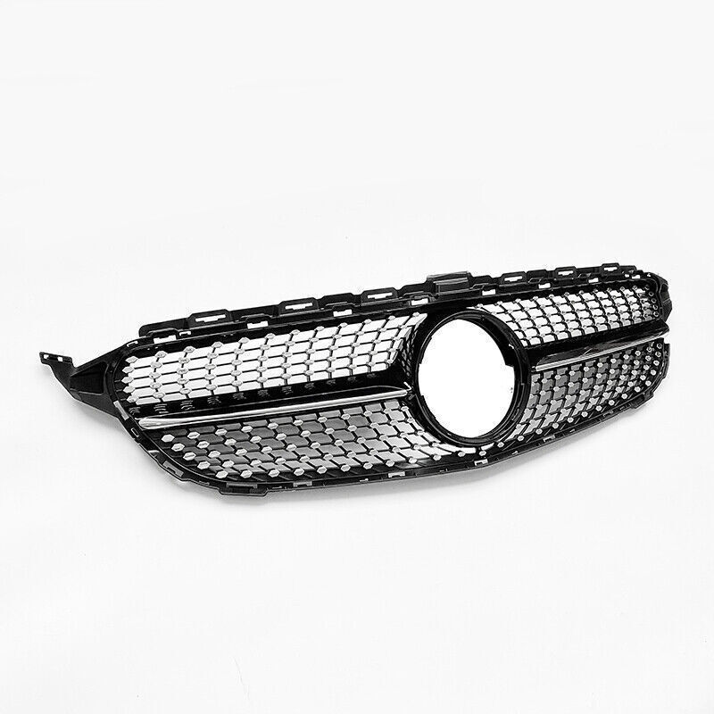 Front Bumper Grill Grille For Mercedes Benz 2015-2018 W205 C250 C180 C200 C300