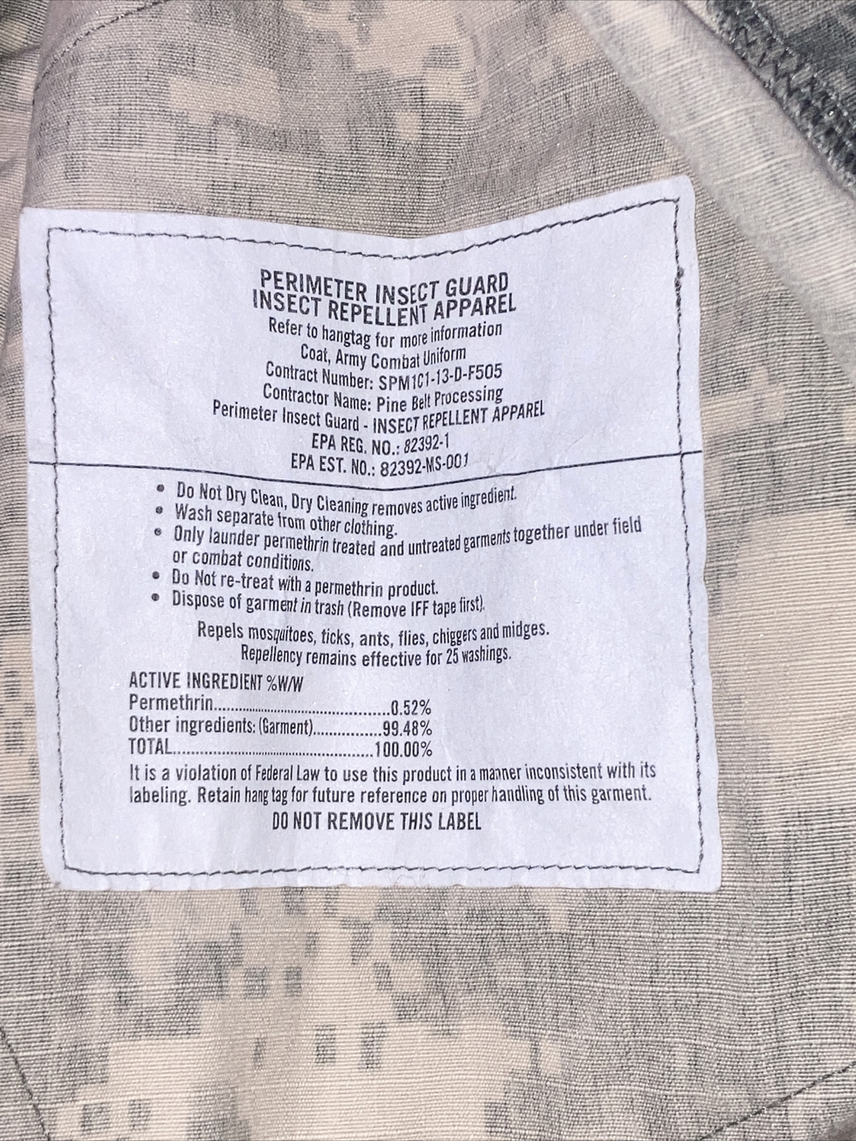 US Army Medium Long Military Combat Coat