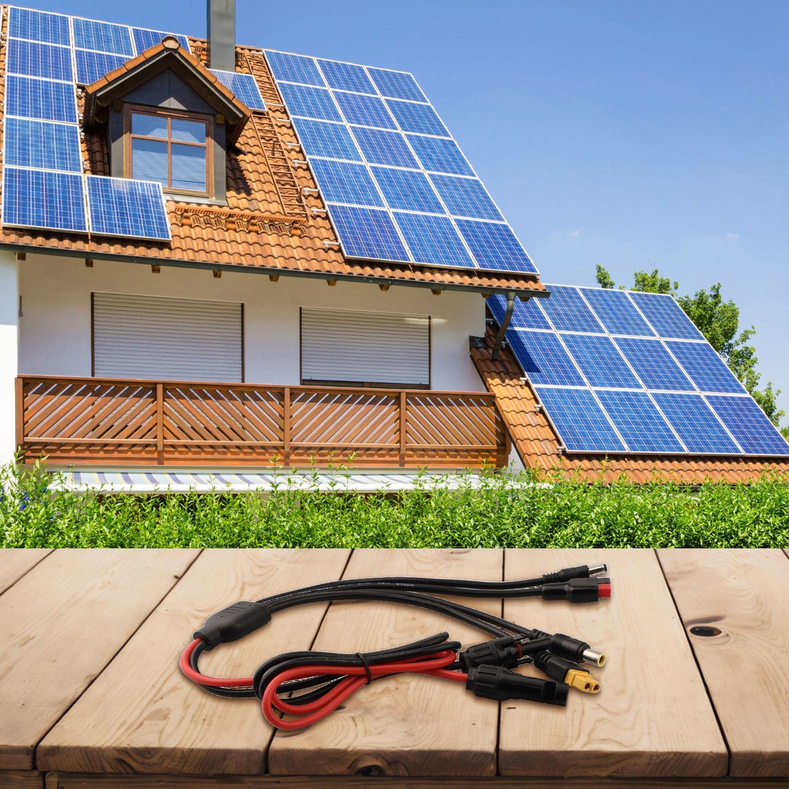 For ECOFLOW River Solar Adapter Kit Power Station Adapter For Power Stations New