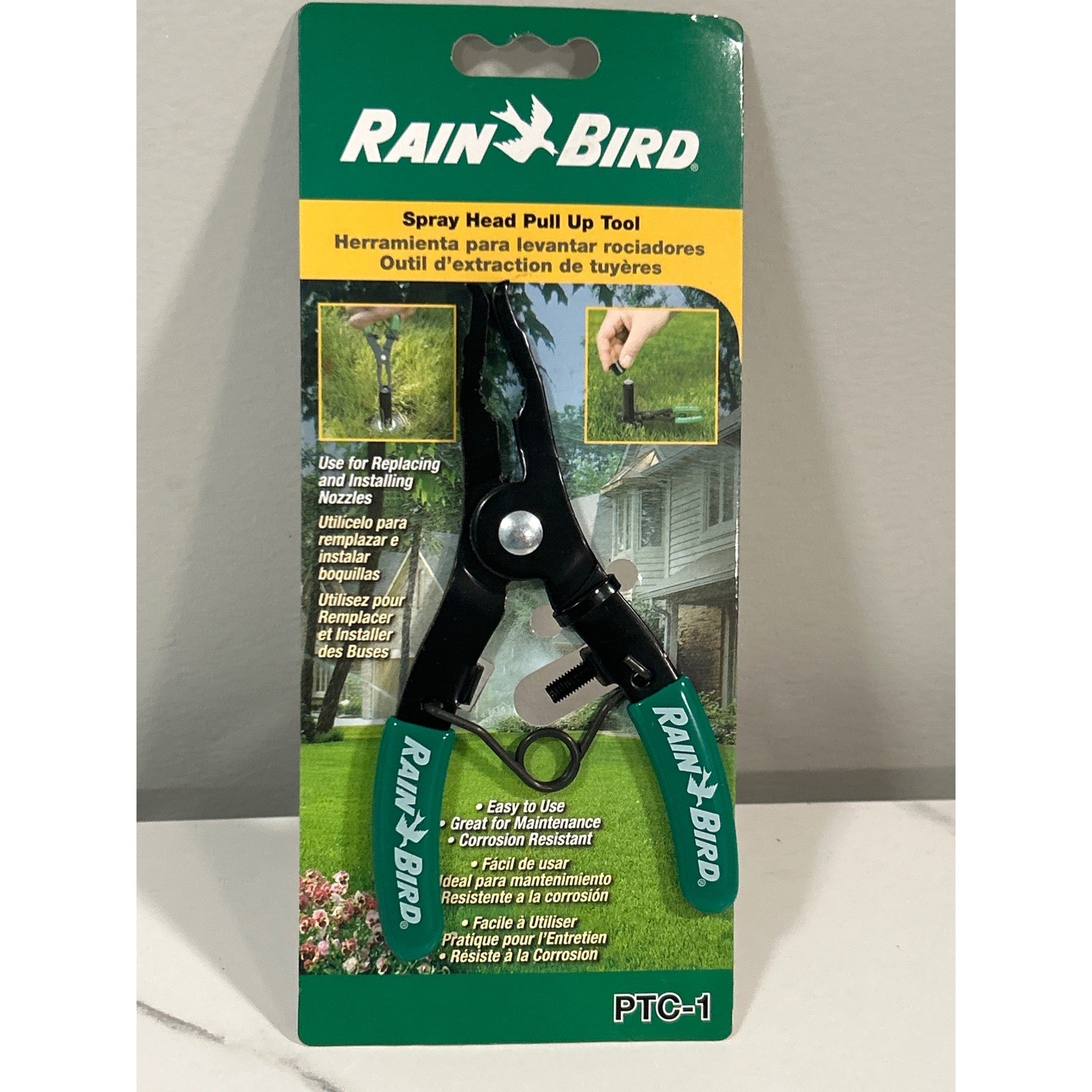Rain Bird PTC-1 Spray Head Pull Up Tool for Pop-Up Sprinkler Nozzle Maintenance