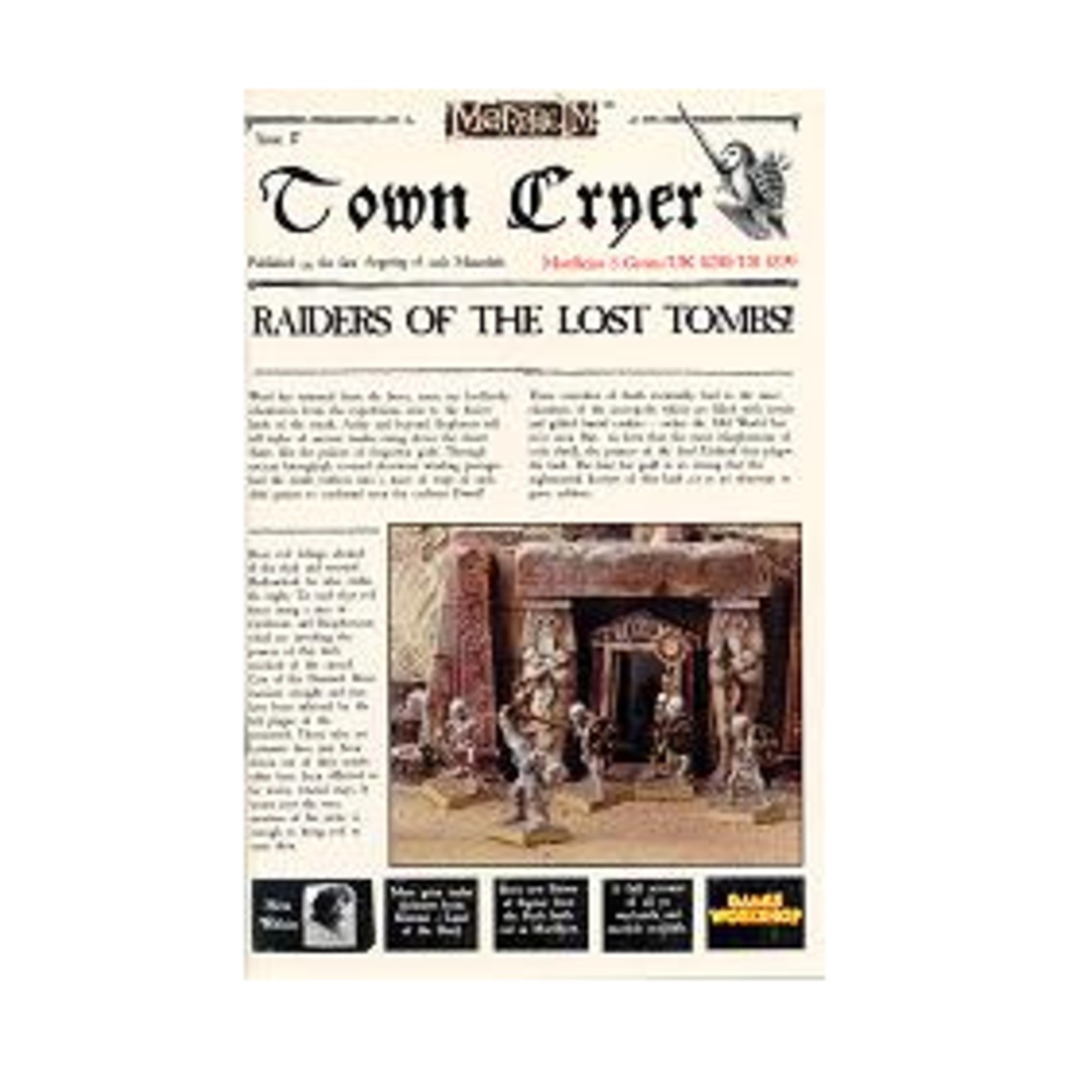 GW Mordheim Town Cryer #17 "Khemri - Land of the Dead Pt. 2" Mag EX