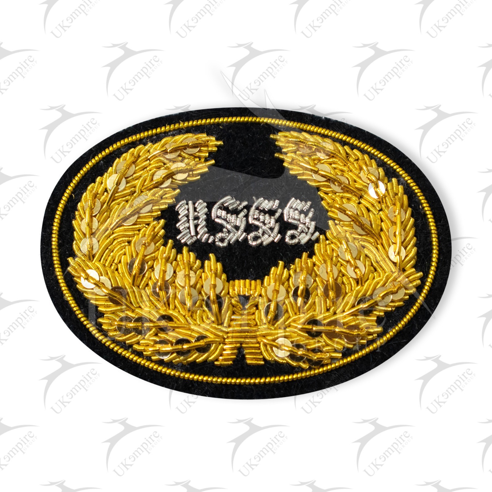 Civil War USSS Officers Hat Insignia Badge (Small) Gold Bullion Wire