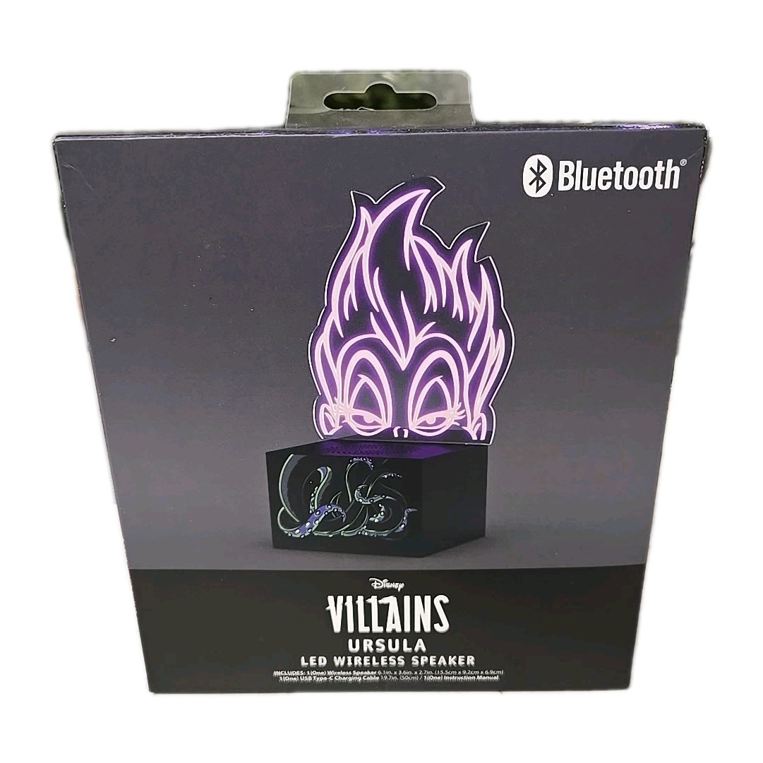 Disney Villains Ursula LED Wireless Speaker--Brand New Sealed