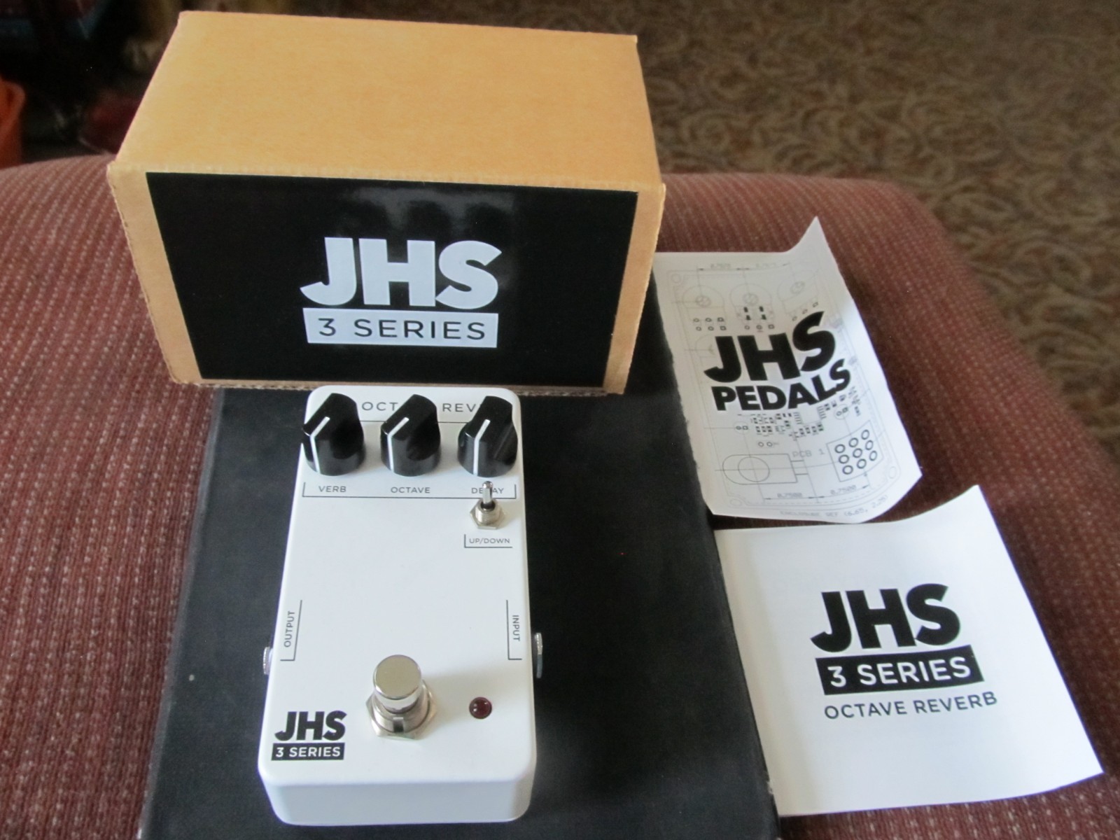 JHS 3 Series Octave Reverb Pedal in Box Slightly Used