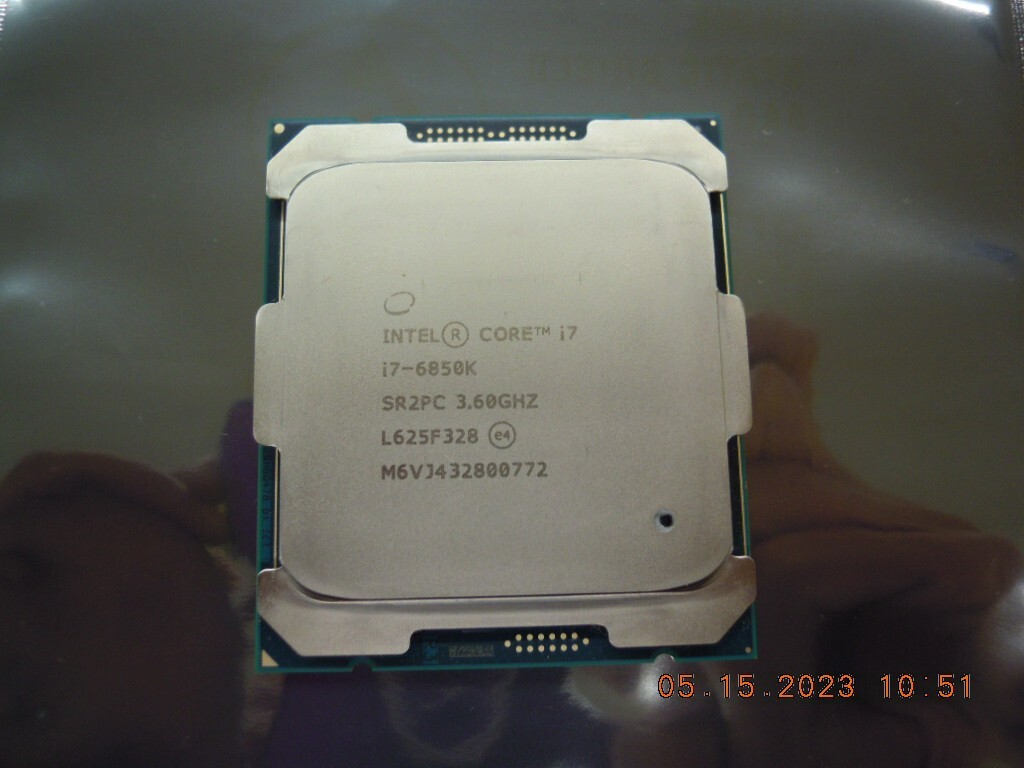 Intel Core i7-6850K 3.60GHz 6-Core SR2PC LGA2011-3 CPU Processor *Tested