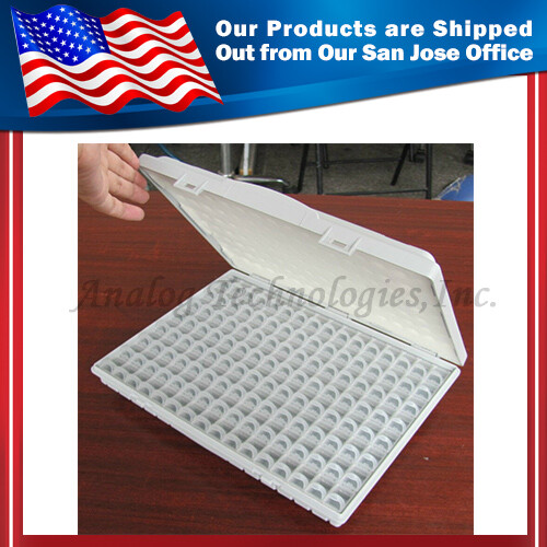 SMT Parts Organizer Box SK128 – 128 Lidded Bins, Covered, Anti-Mix Storage Case