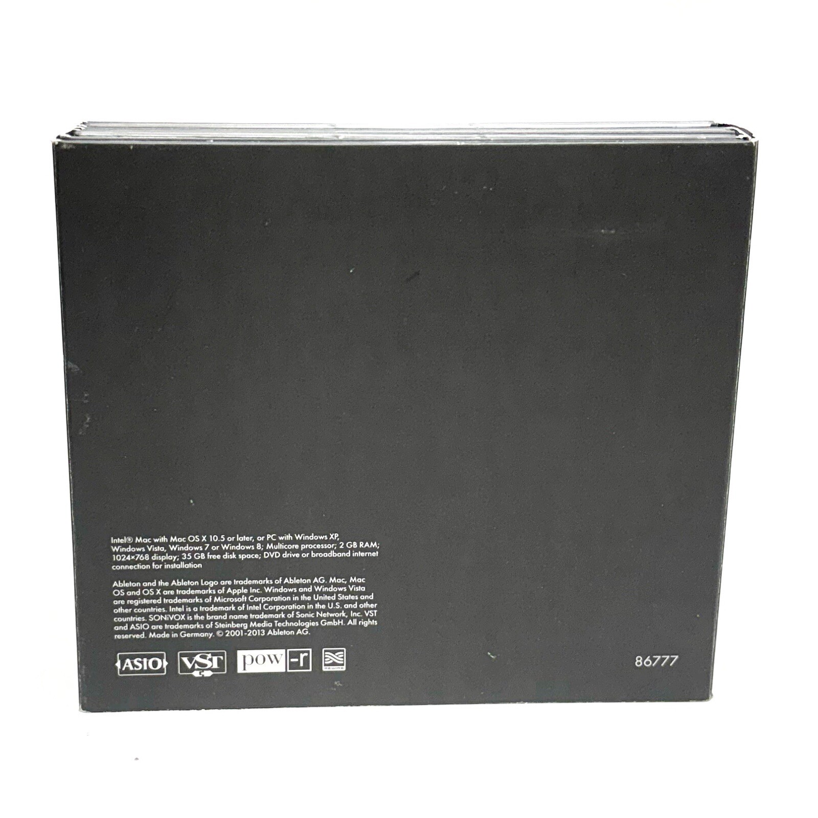 Ableton Live 9 Suite - NO Usable Serial - INCOMPLETE Missing 2 Discs *READ
