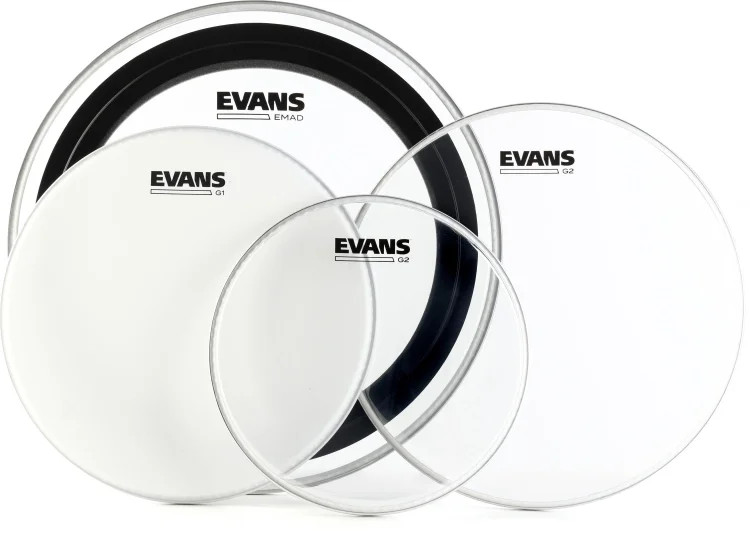 Evans Compact Drum Set Drumhead Upgrade Pack - Sweetwater Exclusive