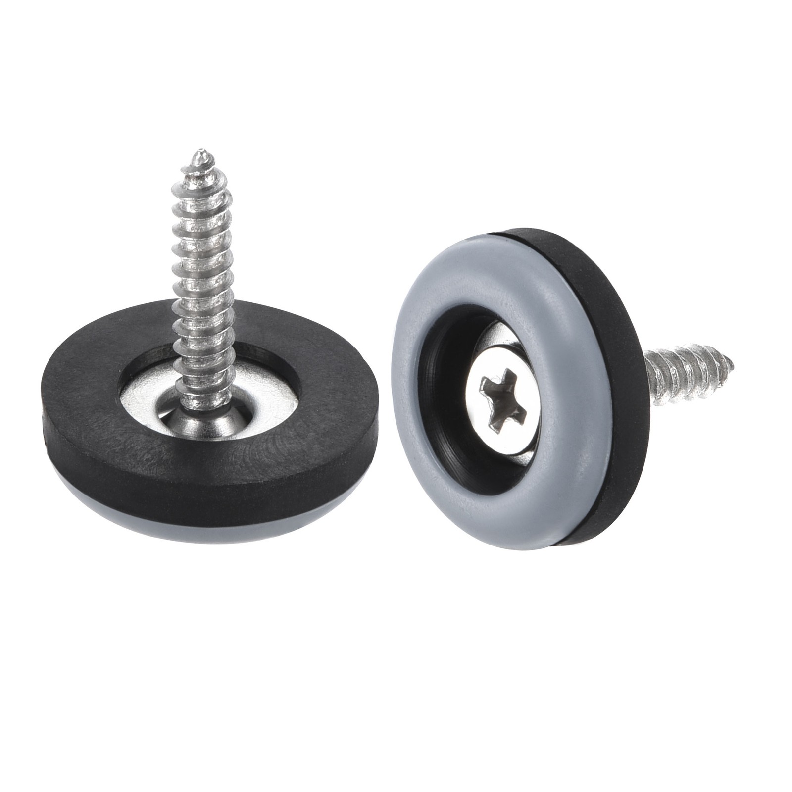 19mm Furniture Feet Slider Glides Screw-in Chair Leg Protector Pad PTFE 16pcs