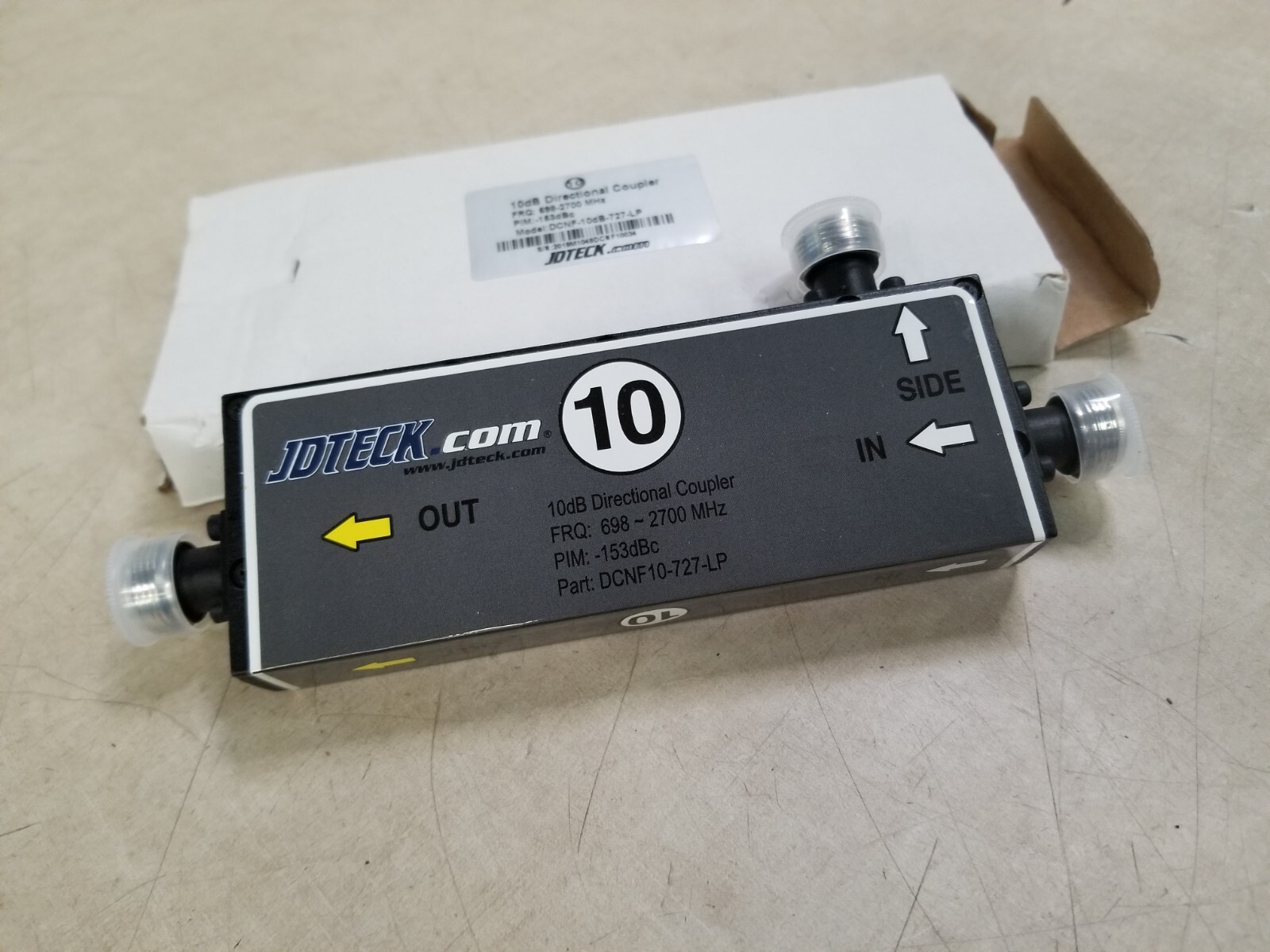 JDTECK DCNF-20dB-727-LP Directional Coupler 20 dB