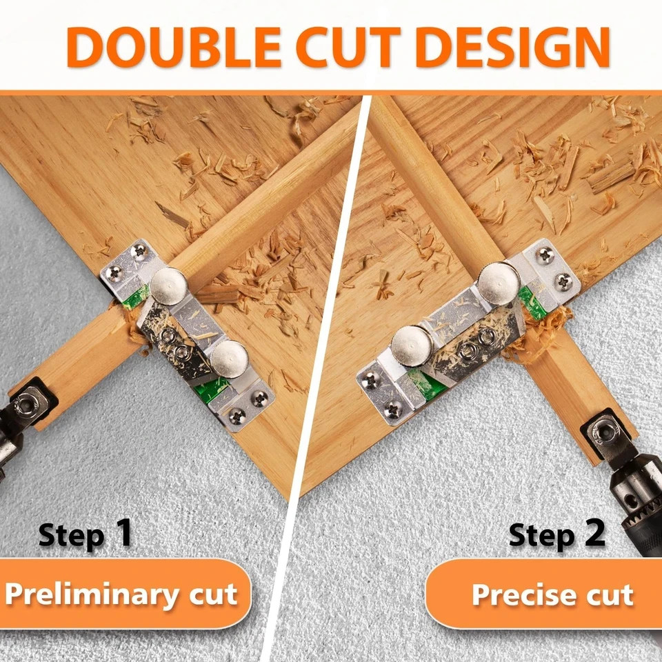 Dowel Maker Jig Kit Double Cutting Carbide Inserts Imperial 9 Different