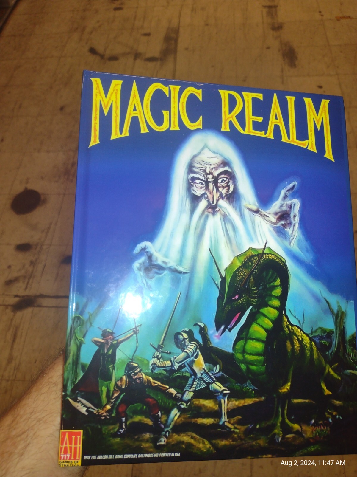 AVALON HILL MAGIC REALM 3.1 EDITION FANTASY RPG ROLE PLAYING BOARD GAME RULEBOOK