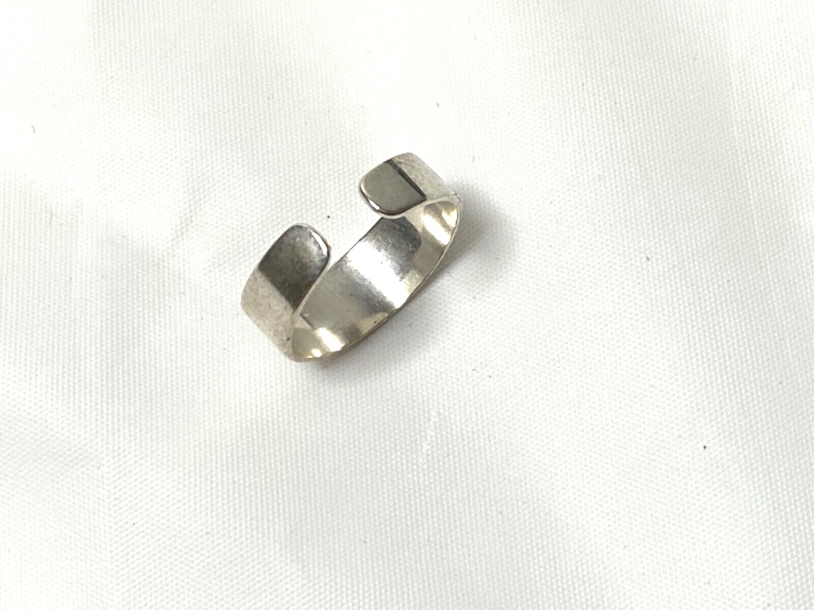 Sterling Silver Love Band Adjustable Toe Ring Size 4.5