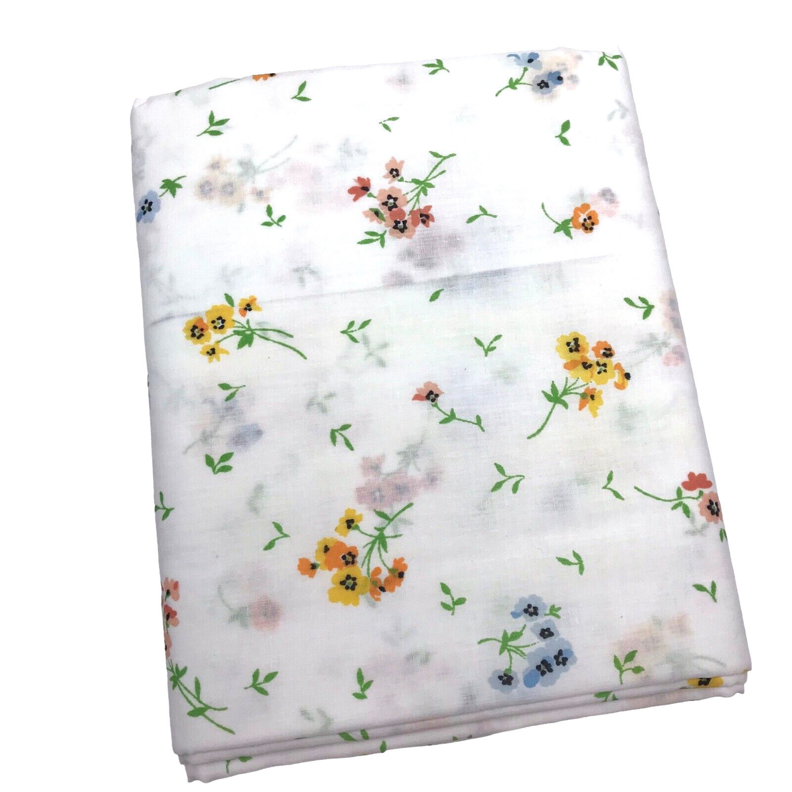 New JC PENNY Flat Sheet TWIN Percale Polyester Cotton Multi Colors NWOT