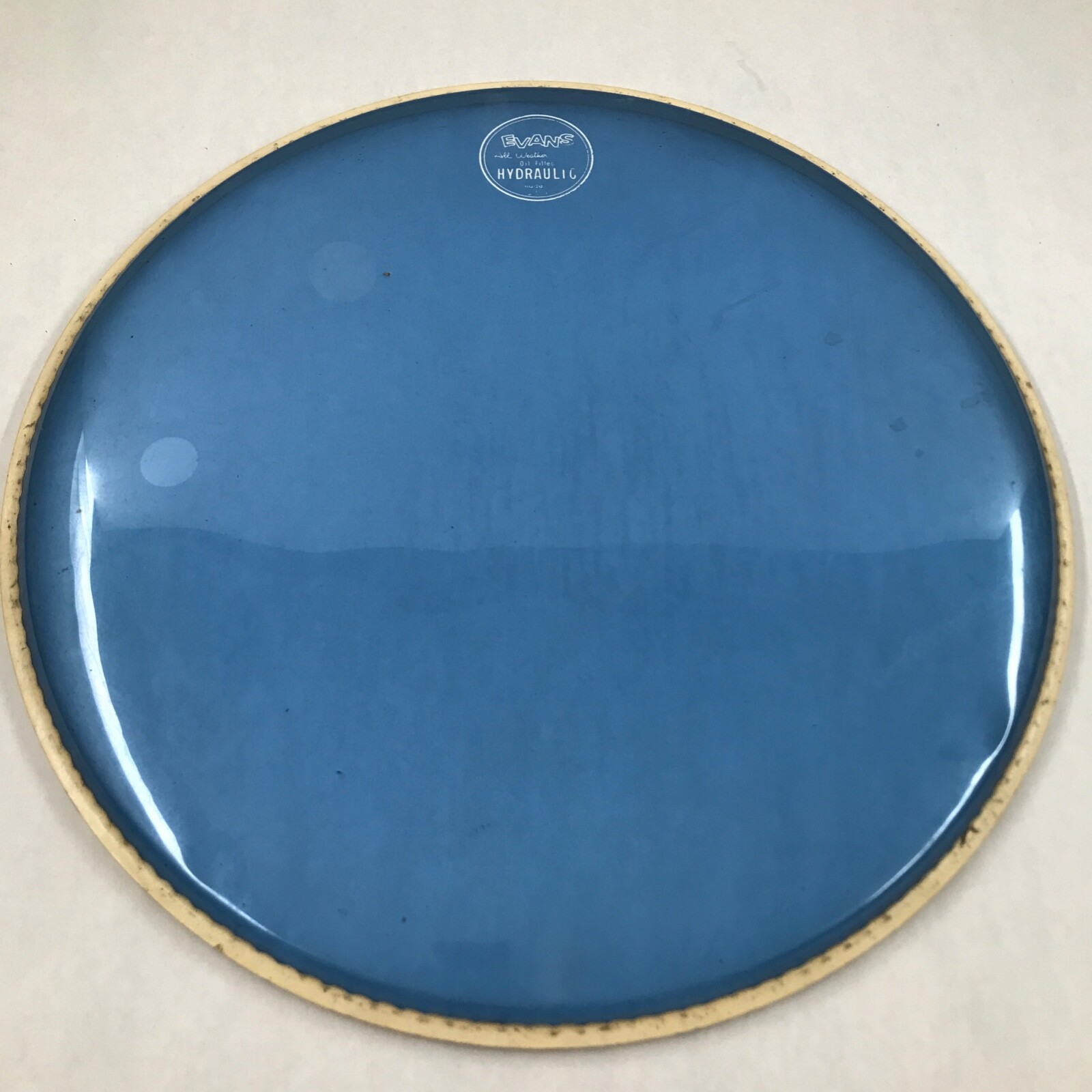 Evans Vintage Hydraulic Oil Filled Drum Head Snare Oil Filled 16" Blue