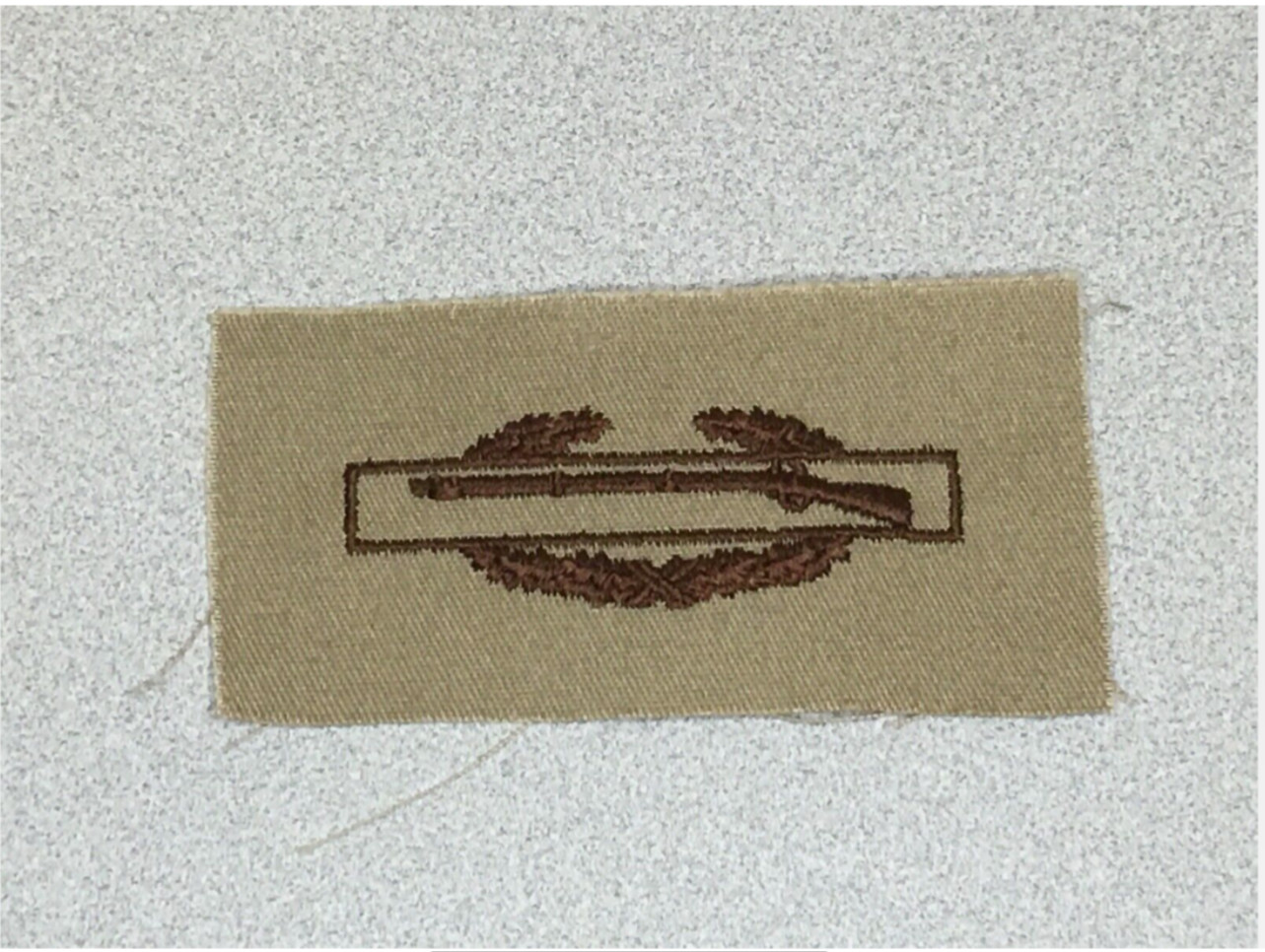 US Army Combat Infantryman Badge CIB Desert DCU Patch