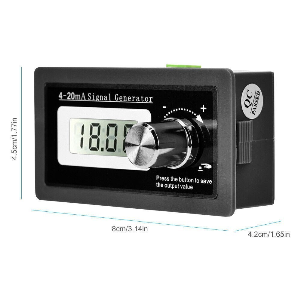 High Accuracy 4-20mA Current Loop Signal Generator Two wire Transducer Test
