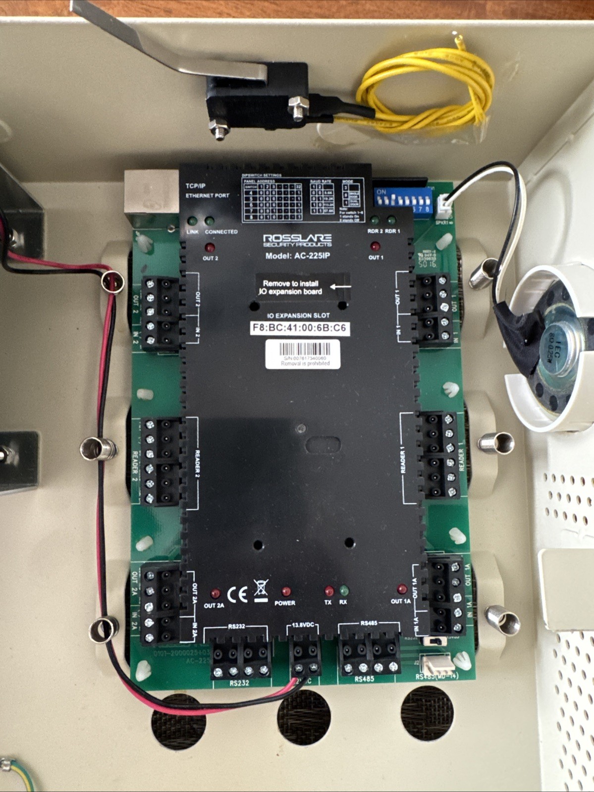 ROSSLARE AC-225IP ACCESS CONTROL.