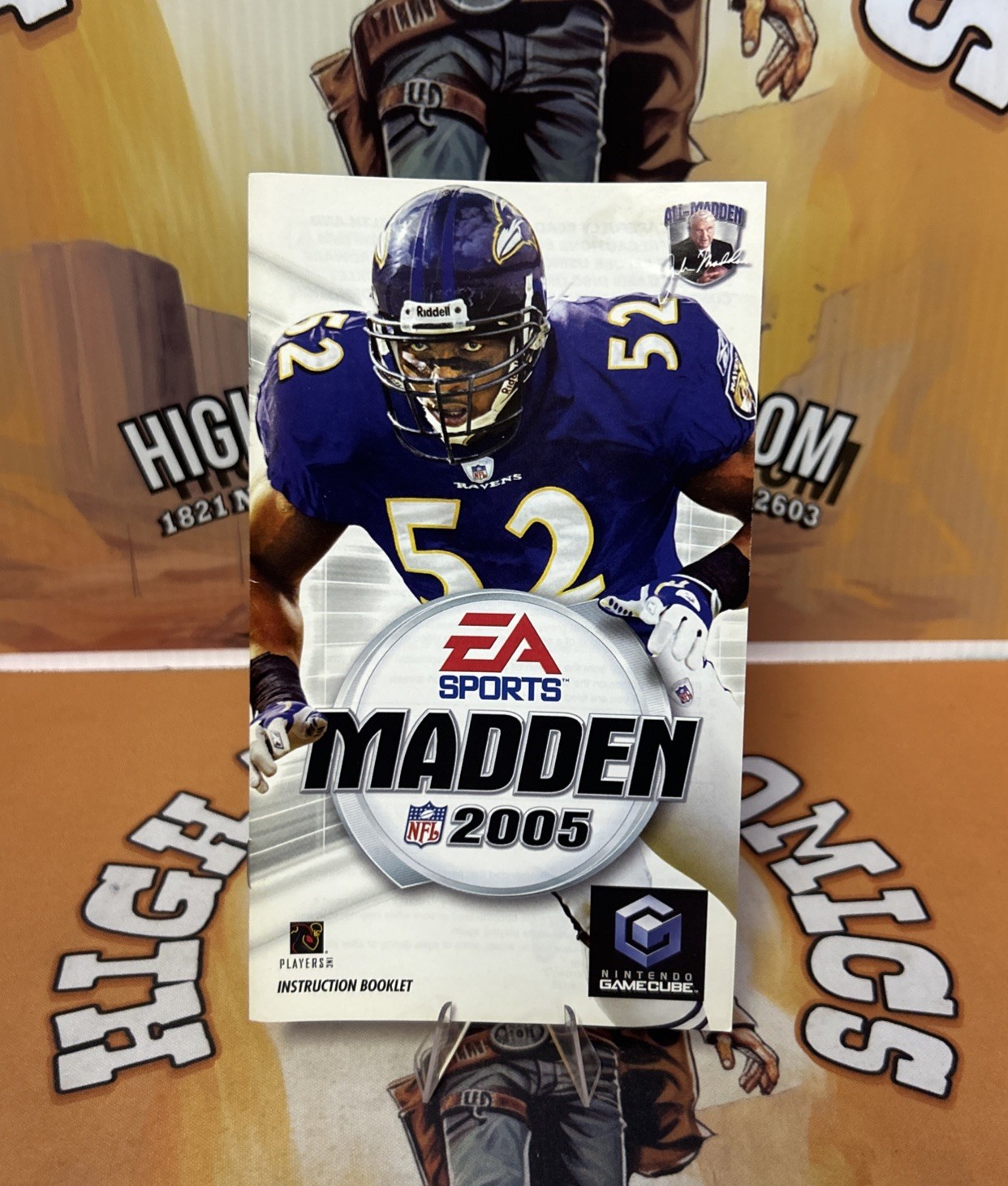 MADDEN 2005 GAMECUBE 2004 EA SPORTS MANUAL ONLY VERY GOOD CONDITION