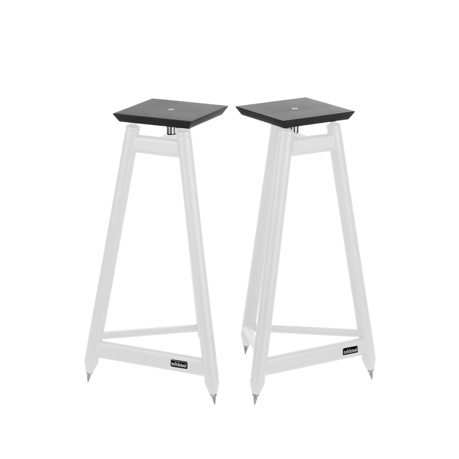 Solidsteel SS-6 Speaker Stands - 24 Inch, White, Pair