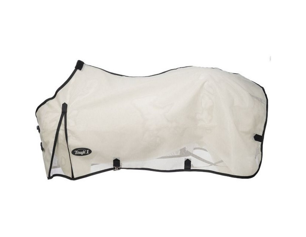 Tough 1 Sheet PVC Mesh Bug Barrier Fly Buckle Pony Gray 34-8620P