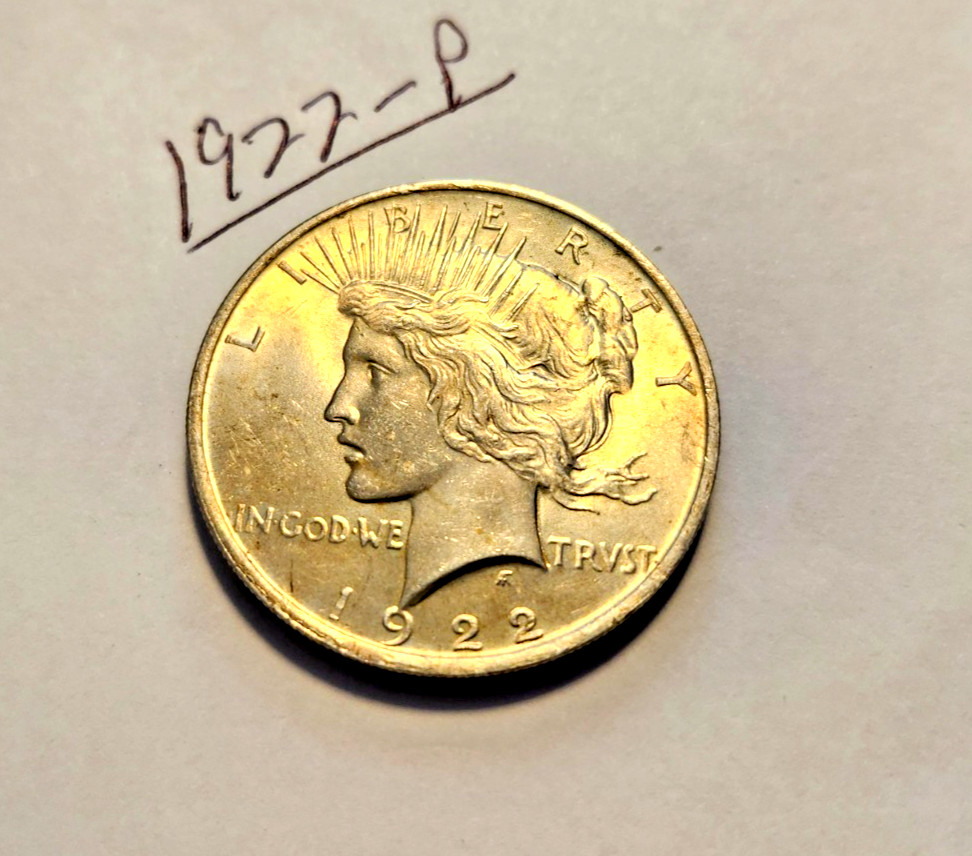 1922-P-$1 Silver Peace Dollar - A VERY Nice coin!