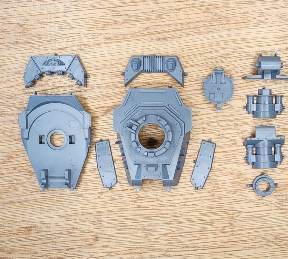 Imperial Guard Leman Russ Demolisher Turret Bits