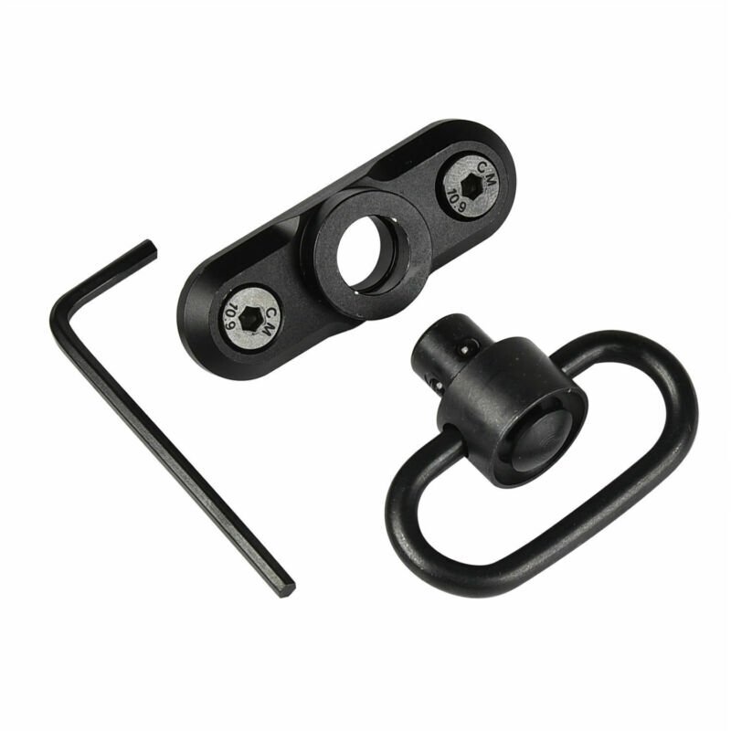 4Pcs M-LOK MLOK Quick Release Sling Mount Push Button QD Sling Swivel Adaptor