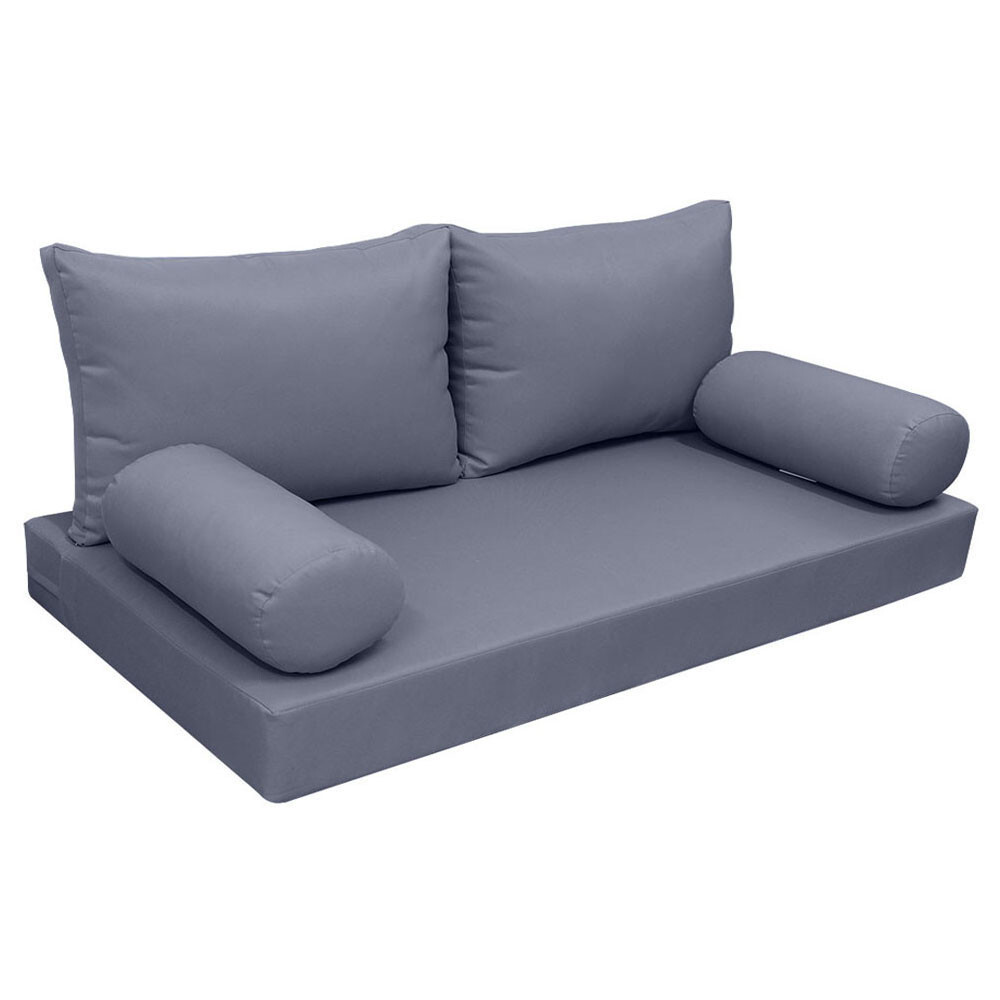 |SLIPCOVER ONLY|S2 Daybed Mattress Bolster Backrest Covers Knife Edge Twin AD001